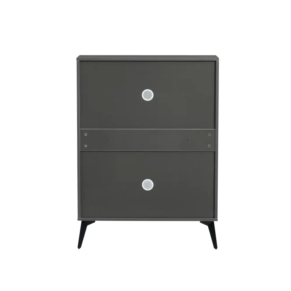 Shoe Cabinet Shoe Storage Shelves Grey - Antique Gray