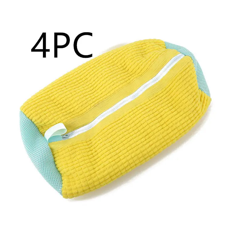Shoes Laundry Bag Shoe Wash Bag For Washing Machine Reusable Zipper Shoe Washing Bag Sneaker Tennis Shoe Cleaner Kit