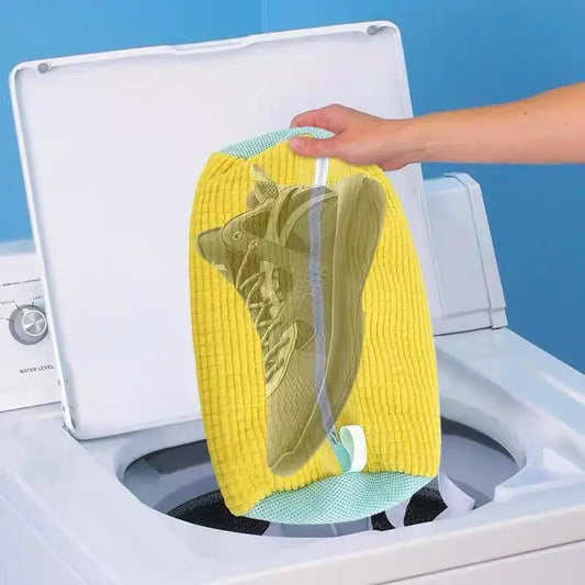 Shoes Laundry Bag Shoe Wash Bag For Washing Machine Reusable Zipper Shoe Washing Bag Sneaker Tennis Shoe Cleaner Kit