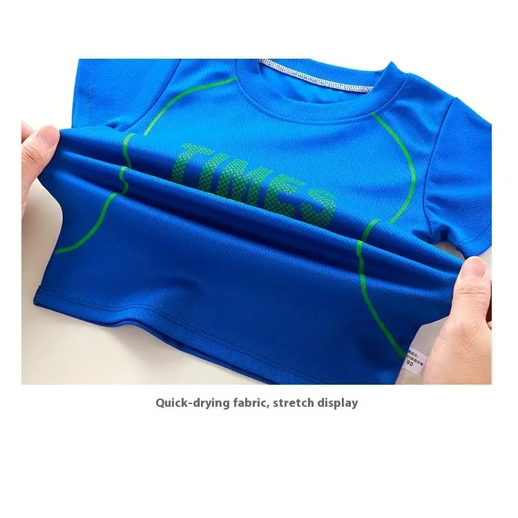 Short-sleeved Uniform Boys' Sportswear Basketball Wear Quick-drying Shorts Suit - Beyond Trends Hub 