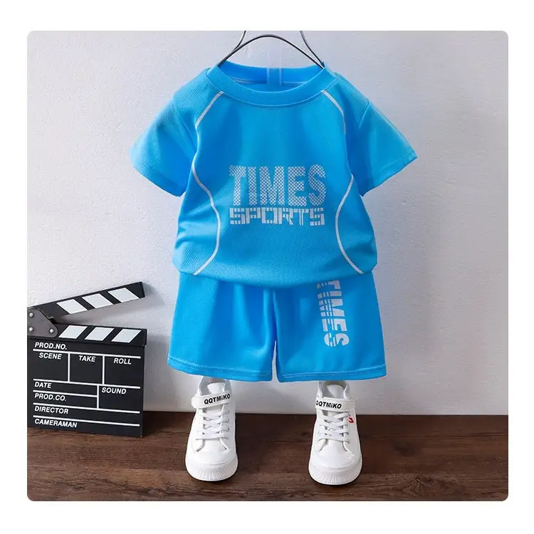 Short-sleeved Uniform Boys' Sportswear Basketball Wear Quick-drying Shorts Suit - Beyond Trends Hub 
