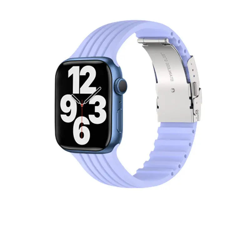 Silicone Stripe IWatch Strap For Men And Women Beyond Trends Hub