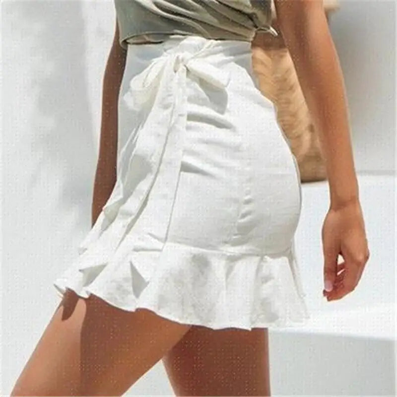 Skirts For Women Skirt dresses Casual Elegant Waisted - White / S