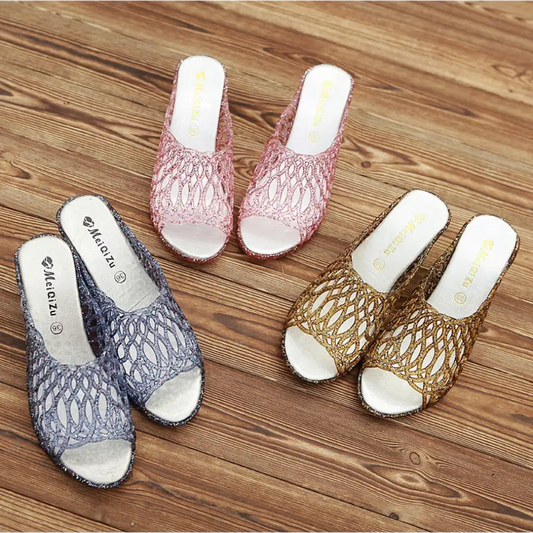 Slippers Bling Wedges Woman Casual Shoes Fashion Beyond Trends Hub