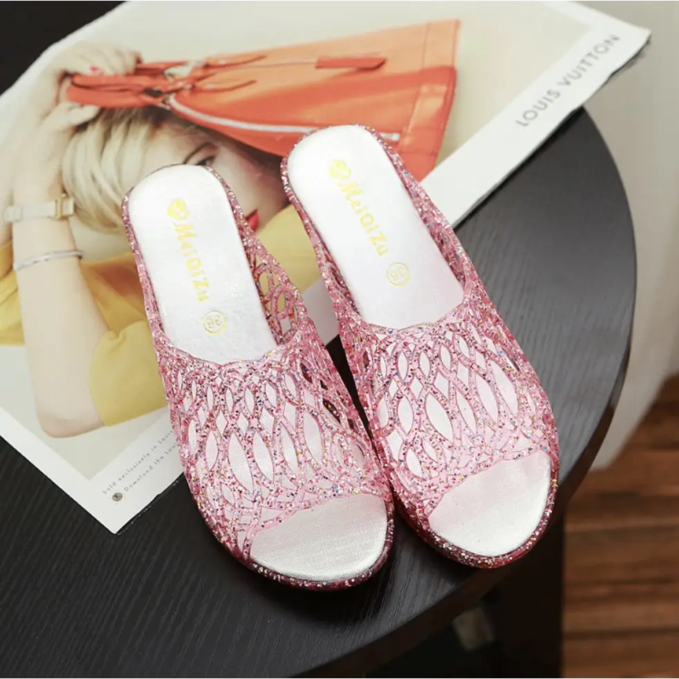 Slippers Bling Wedges Woman Casual Shoes Fashion Beyond Trends Hub