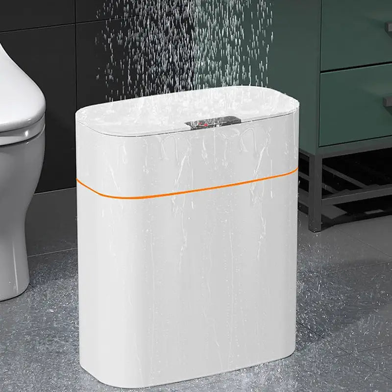 Smart Trash Can With Lid For Bedroom And Living Room Kitchen Storage Box Trash Can Induction Small Car Box Automatic Smart Dustbin Smart Trash Bin Beyond Trends Hub