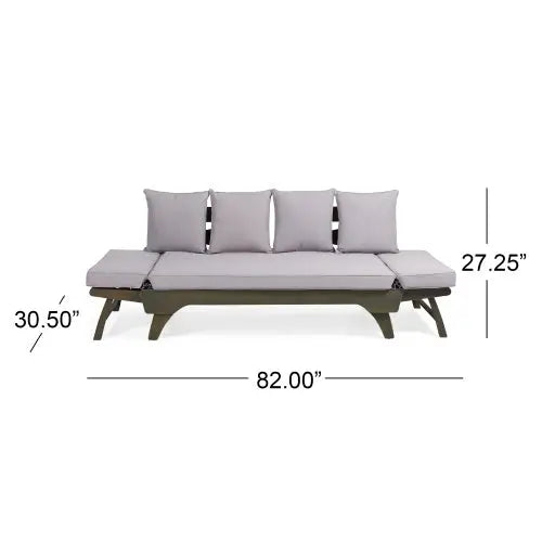 Sofa Bed - Grey - 5