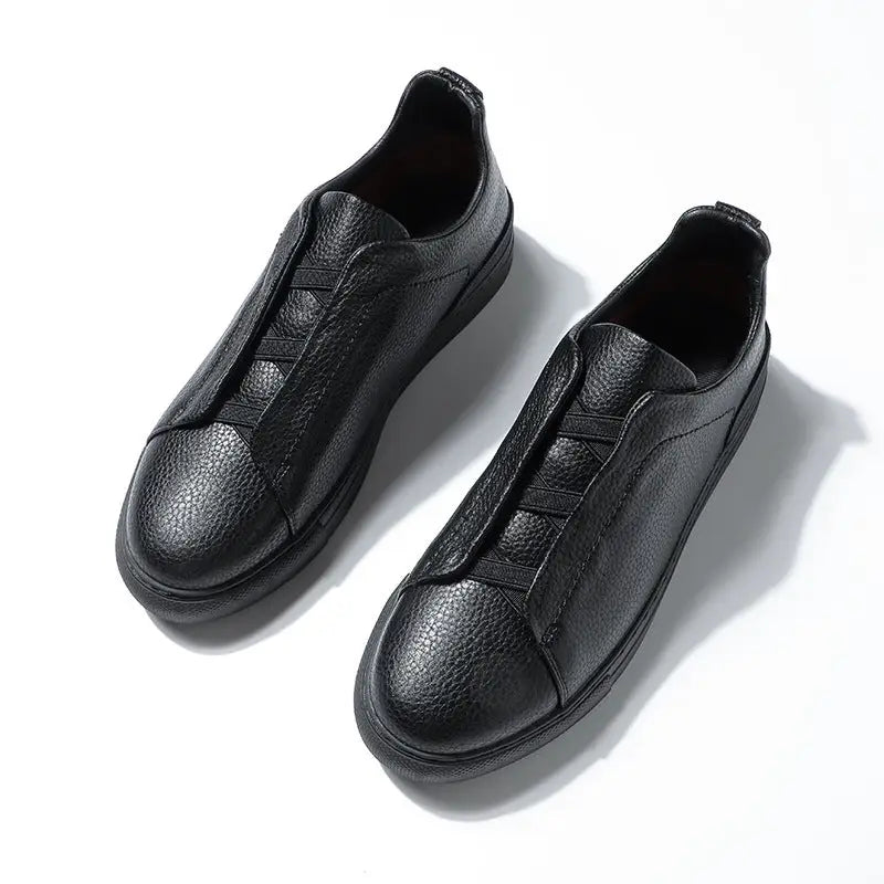 Soft Bottom Soft Surface Short Casual New Men's Leather Shoes Beyond Trends Hub