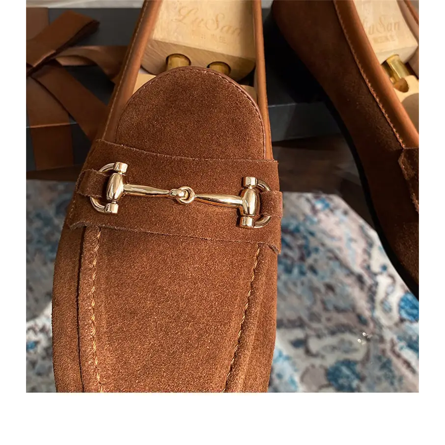 Soft Structure Suede Horsebit Slip On Shoes For Men Beyond Trends Hub