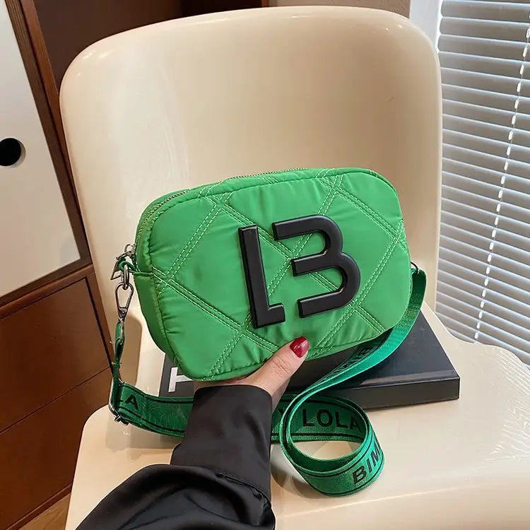 Solid Color Small Square Bags Women Fashion Underarm Bag Rhombic Sewing Shoulder Messenger Bags - Beyond Trends Hub 