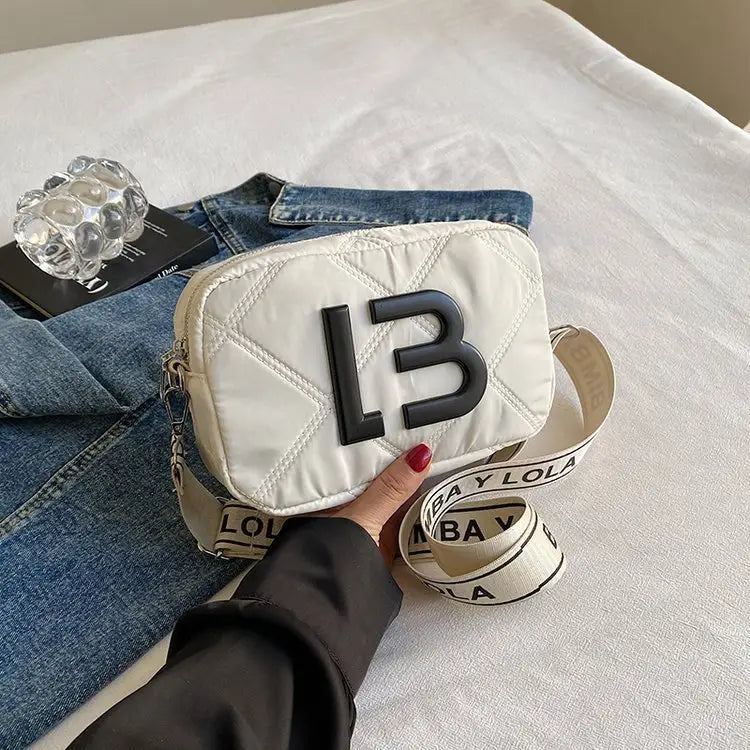 Solid Color Small Square Bags Women Fashion Underarm Bag Rhombic Sewing Shoulder Messenger Bags - Beyond Trends Hub 