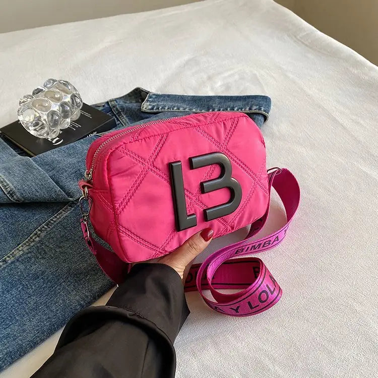 Solid Color Small Square Bags Women Fashion Underarm Bag Rhombic Sewing Shoulder Messenger Bags - Beyond Trends Hub 