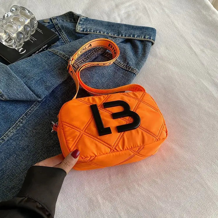 Solid Color Small Square Bags Women Fashion Underarm Bag Rhombic Sewing Shoulder Messenger Bags - Beyond Trends Hub 