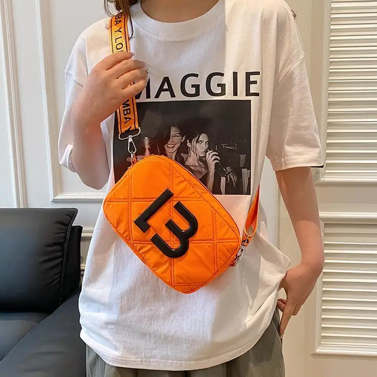 Solid Color Small Square Bags Women Fashion Underarm Bag Rhombic Sewing Shoulder Messenger Bags - Beyond Trends Hub 
