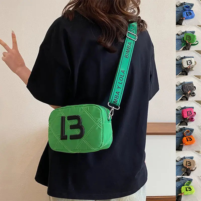 Solid Color Small Square Bags Women Fashion Underarm Bag Rhombic Sewing Shoulder Messenger Bags - Beyond Trends Hub 