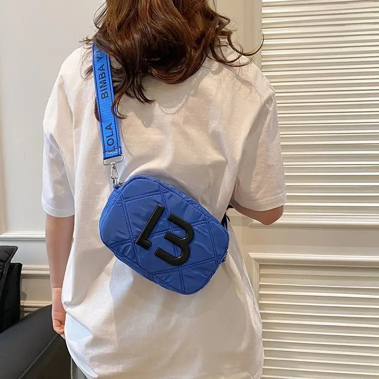 Solid Color Small Square Bags Women Fashion Underarm Bag Rhombic Sewing Shoulder Messenger Bags - Beyond Trends Hub 