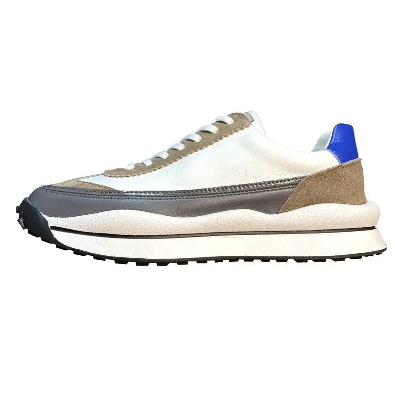 Sports And Leisure Daddy Shoes Korean Style Trend All-Match White Canvas