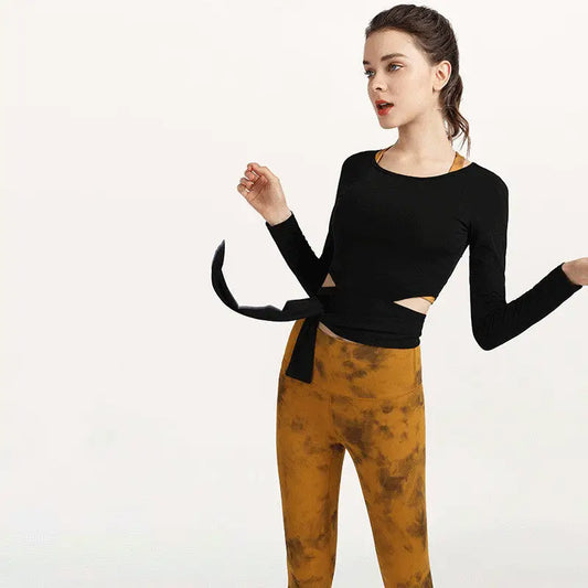 Sports Fitness Fast Drying Training Running Top Dance Yoga Clothes Women - Beyond Trends Hub 