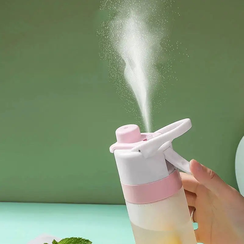 Spray Water Bottle For Girls Outdoor Sport Fitness Water Cup Large Capacity Spray Bottle Drinkware Travel Bottles Kitchen Gadgets Beyond Trends Hub