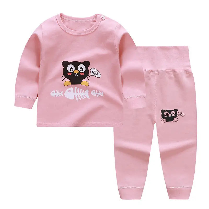 Spring and autumn new children’s underwear suits - G33 / 80cm