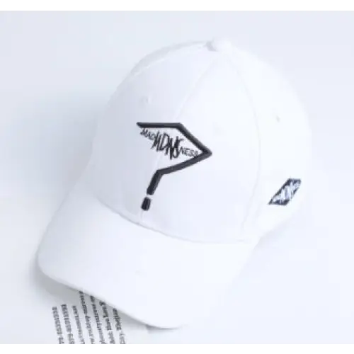 Spring And Summer Wild Men And Women Embroidered Caps Curved Visor Couple Baseball - White13 / Question mark