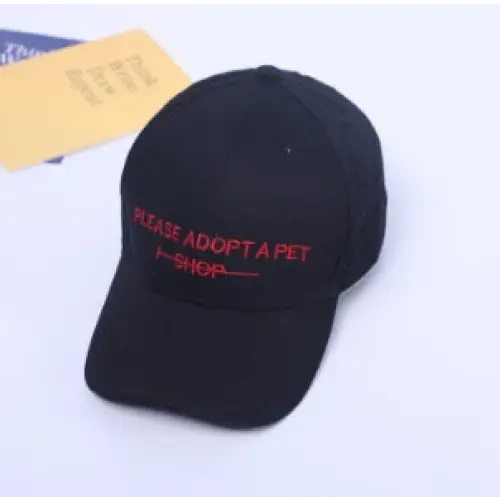 Spring And Summer Wild Men And Women Embroidered Caps Curved Visor Couple Baseball - Black17 / Shop