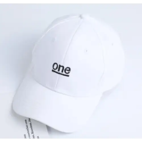 Spring And Summer Wild Men And Women Embroidered Caps Curved Visor Couple Baseball - White14