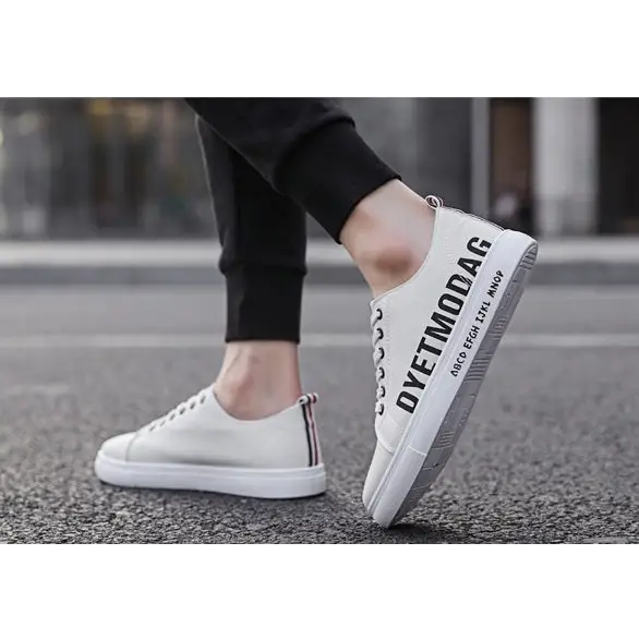 Spring canvas shoes for men - White / 39