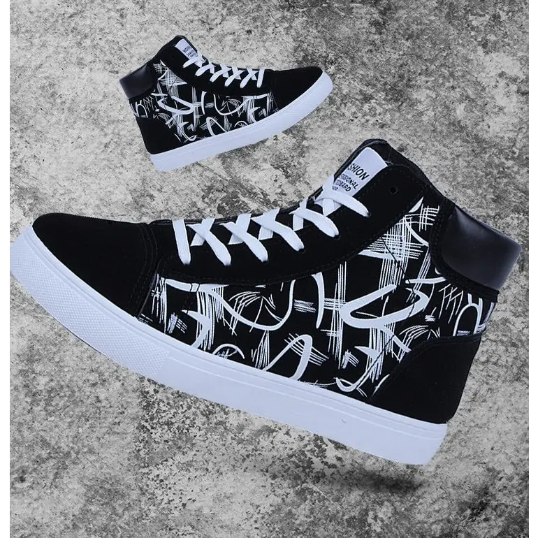 Spring high top shoes Korean Edition men’’s shoes