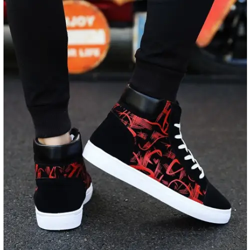 Spring high top shoes Korean Edition men’’s shoes
