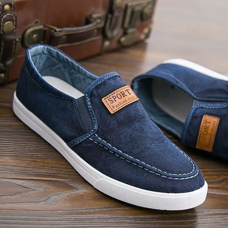 Spring Sports Casual Shoes Men’s Shoes One Pedal Canvas Shoes