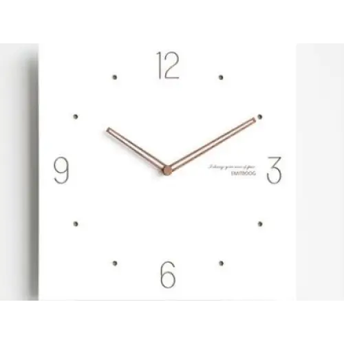 Square Meter Box Wall Clock Living Room Clocks Modern Atmosphere Fashion Personality Household Decorative Wall Watches - Beyond Trends Hub 