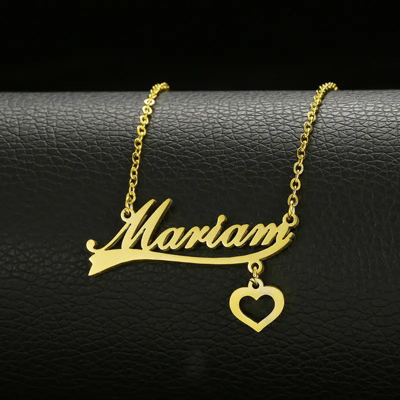Stainless Steel Customized Various Sign Name Necklace Custom Butterfly Heart Nameplate For Women Girls Christmas Gift Beyond Trends Hub