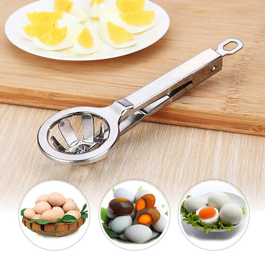 Stainless Steel Egg Cutter Hexagonal Cutting Cooked S Tool Separater Fancy Splitter Kitchen Mold Creative Slicer Gadgets Kitchen Gadgets Beyond Trends Hub