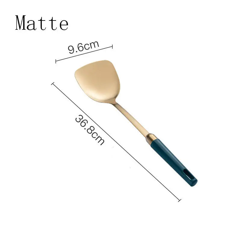 Stainless Steel Emerald Gold-plated Kitchenware Set Beyond Trends Hub