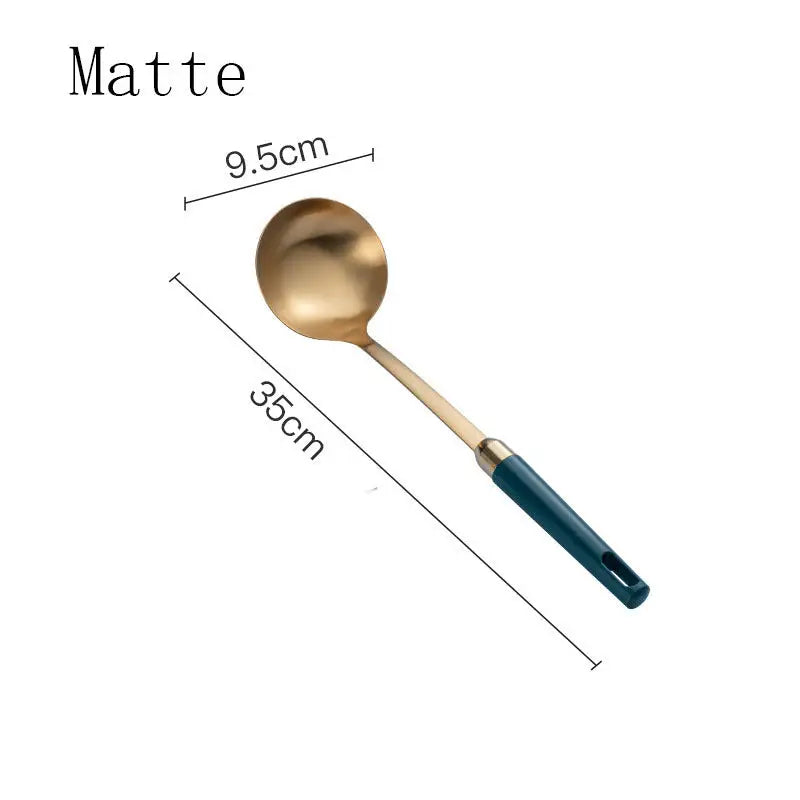 Stainless Steel Emerald Gold-plated Kitchenware Set Beyond Trends Hub