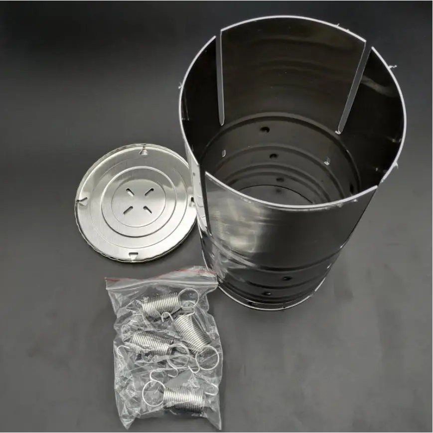 Stainless steel kitchen tool meat cooker - Silver