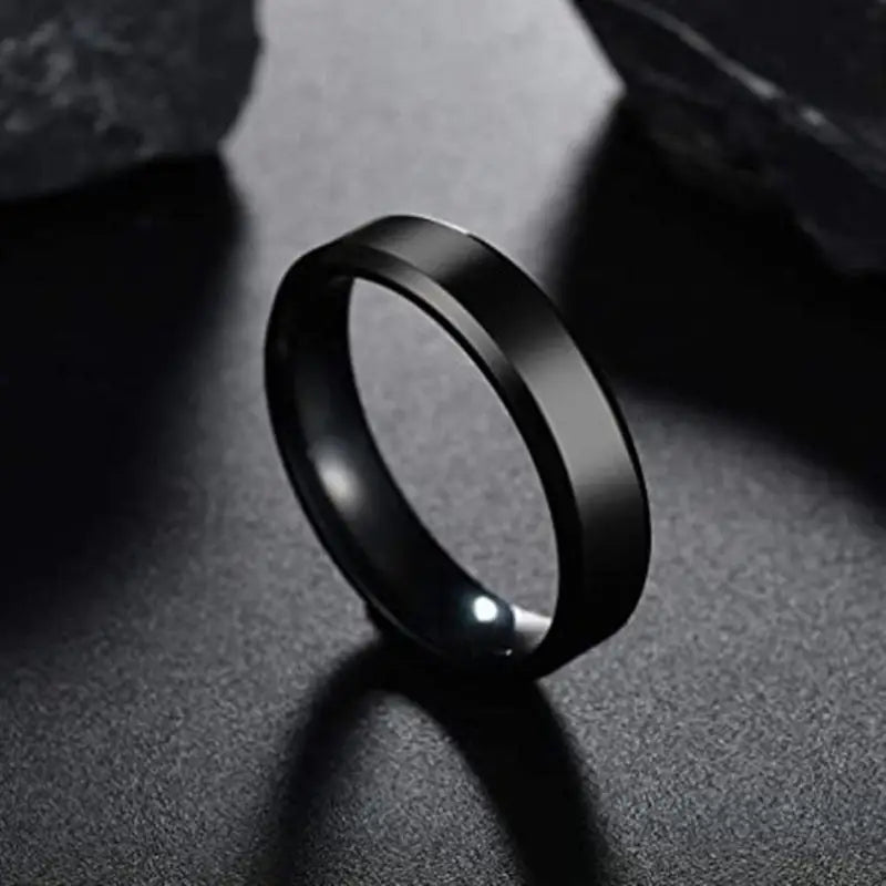 Stainless Steel Ring for Women Men Fashion Gold Color Finger Rings Wedding Band Jewelry Gift Beyond Trends Hub