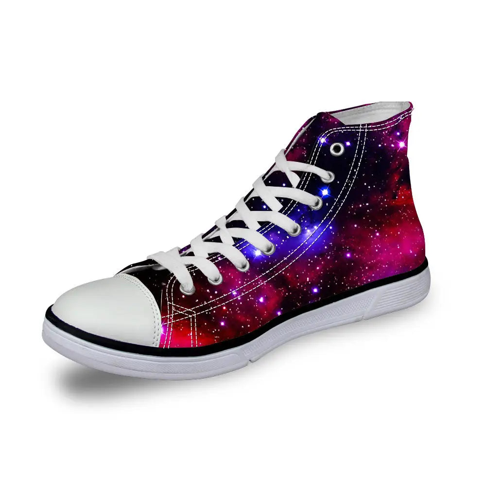 Star print canvas shoes - 6 Style / 36