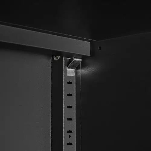 Steel Storage Cabinets For Living Rooms Kitchens Bedrooms - Black - 5