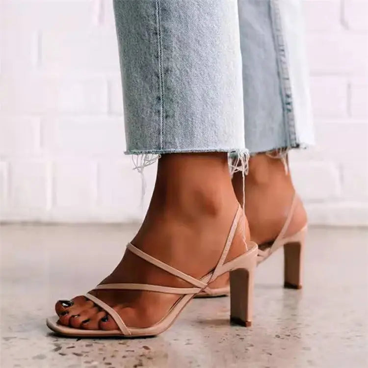 Stiletto Sandals Plus Size 36-43 Woman High Heels Shoes Lady Beyond Trends Hub