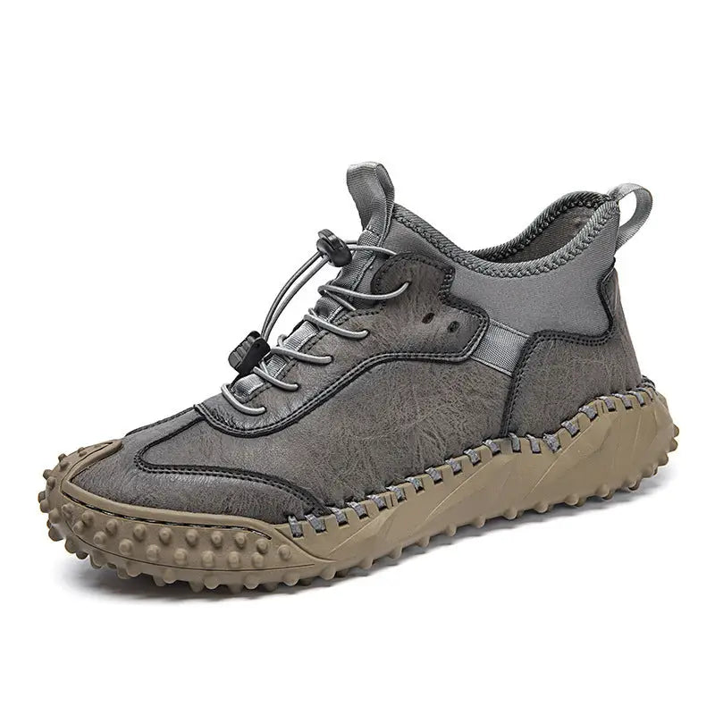 Stitching Autumn British Trend Men's Shoes Beyond Trends Hub