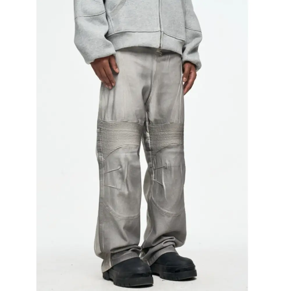 Straight Cargo Loose Trousers For Men