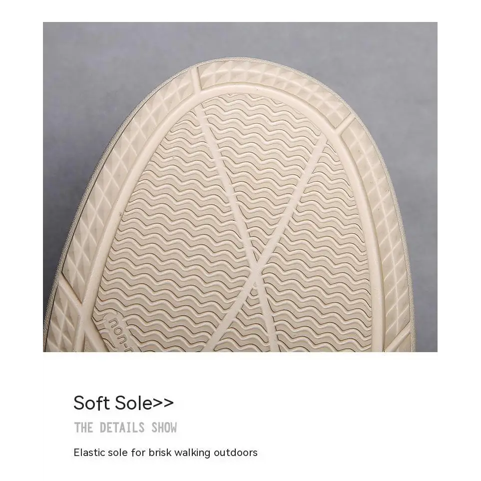 Stretch Strap Breathable Lightweight Canvas Shoes