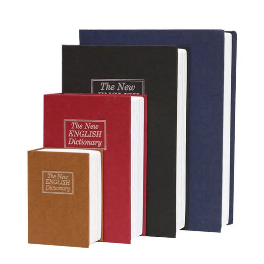 Student Gift Dictionary Mini Safe Box Book Hidden Secret Key Lock Coin Bank Card Jewellery Private Diary Storage Password Locker - Beyond Trends Hub 