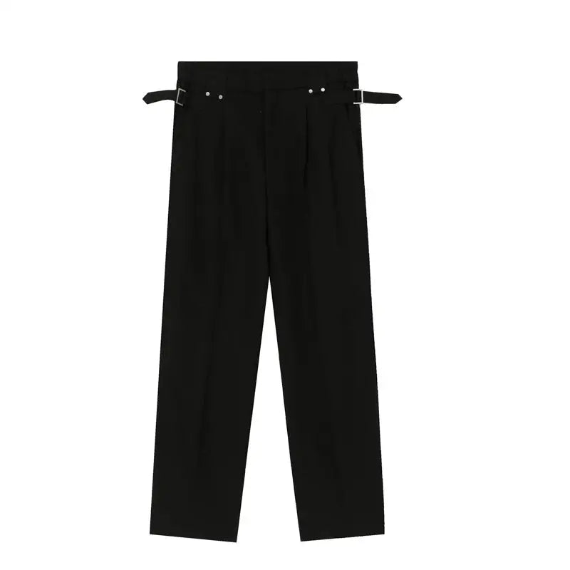 Suit Trousers Men’s Formal Wear Casual Trousers Men’s Straight Trousers Men’s Solid Color Trousers Men