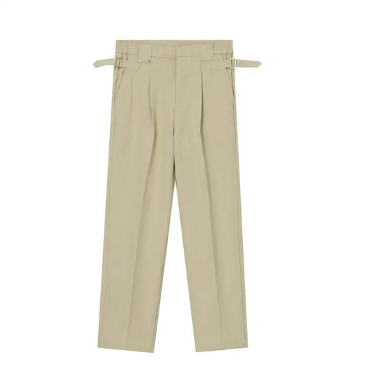 Suit Trousers Men’s Formal Wear Casual Trousers Men’s Straight Trousers Men’s Solid Color Trousers Men