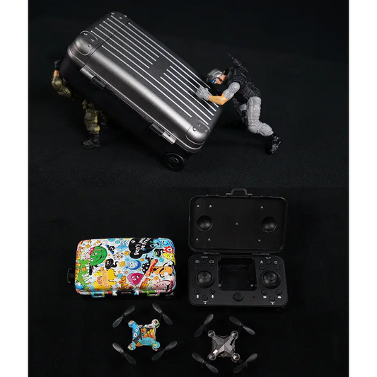 Suitcase Mini Drone Folding Aerial Photo Remote Control Plane - Beyond Trends Hub 