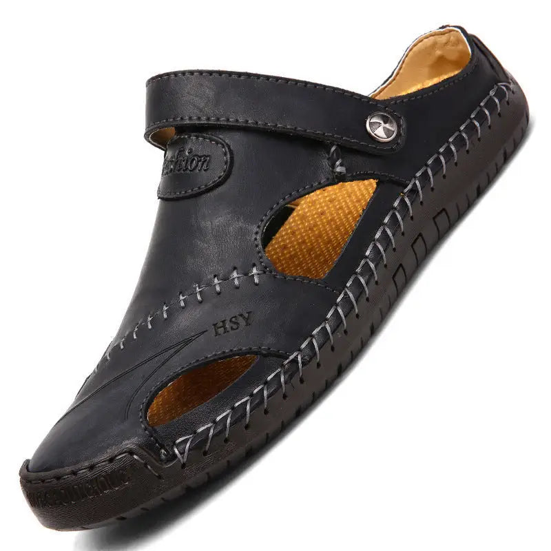Summer Baotou Sandals Men Tide Soft Bottom Men Sandals And Slippers Casual All Match Outdoor Beach Shoes Beyond Trends Hub