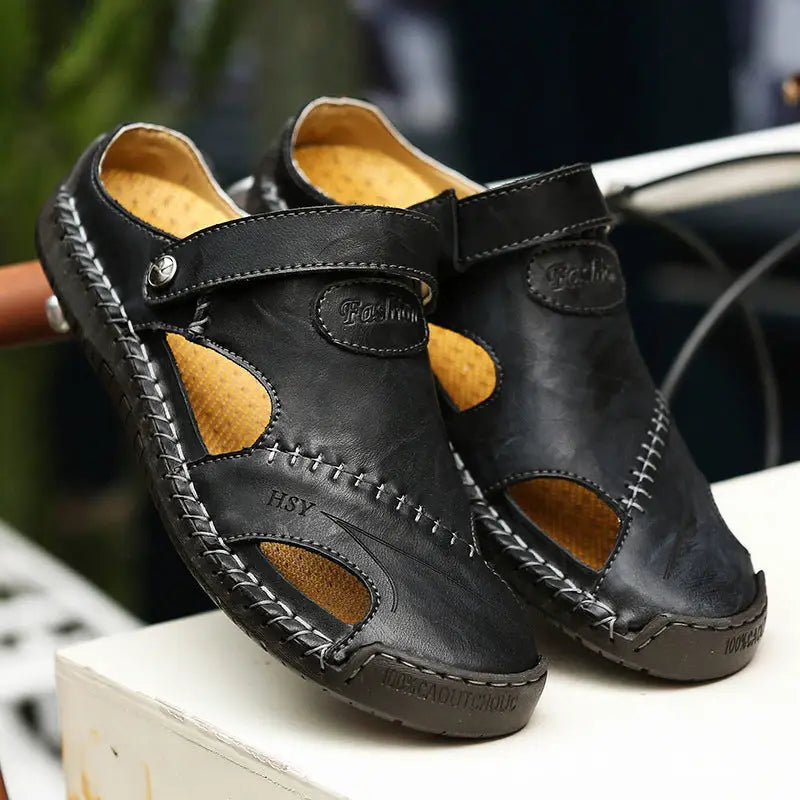 Summer Baotou Sandals Men Tide Soft Bottom Men Sandals And Slippers Casual All Match Outdoor Beach Shoes Beyond Trends Hub